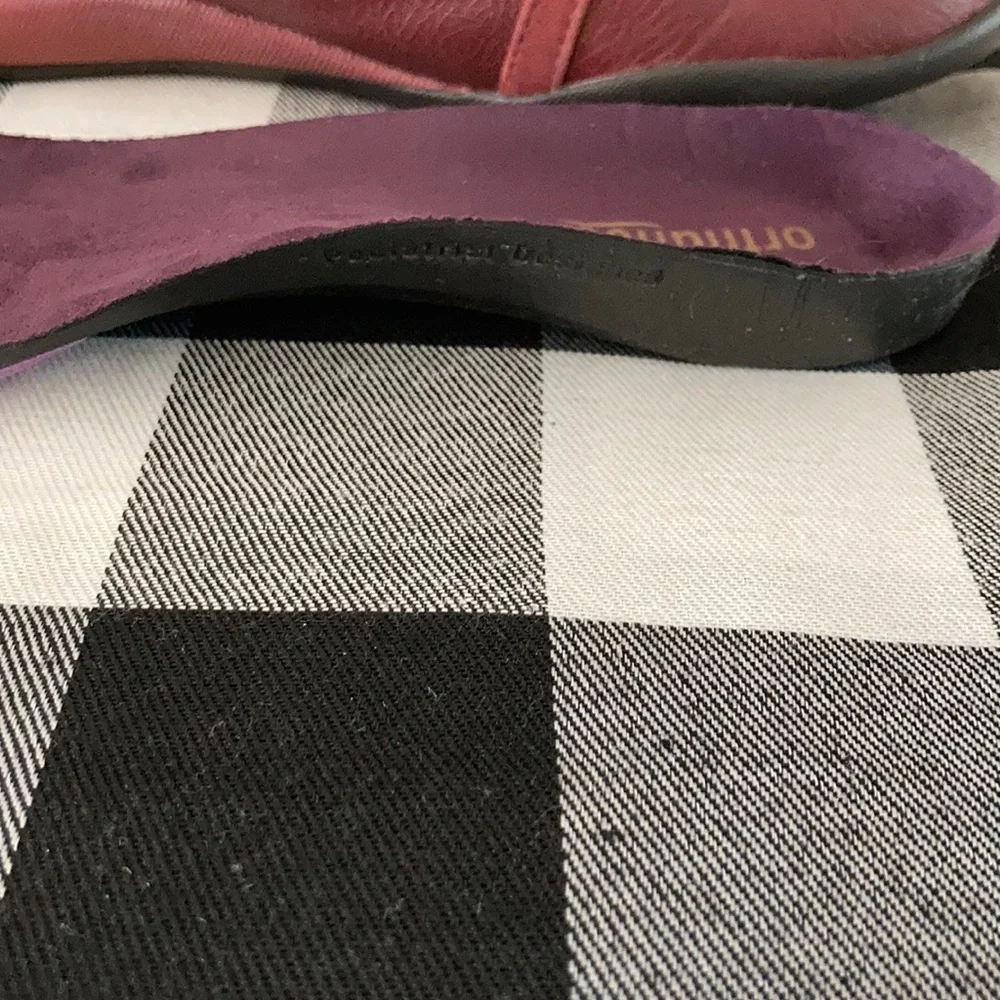 orthaheel slip leather